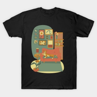 Little reader on the sofa T-Shirt